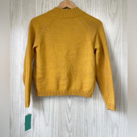 Copper Key Girls Mustard Color Sweater Size XL NWT - Picture 4 of 4